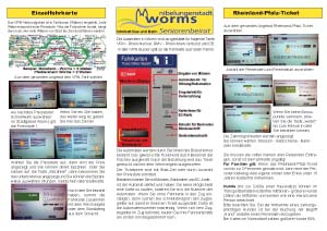 Infoblatt "wie finde ich die richtige Fahrkarte"